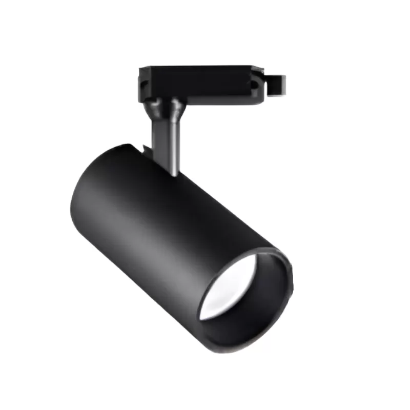 Spot Led Liso Negro 30W Luz Cálida