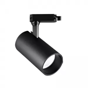 Spot Led Liso Negro 30W Luz Cálida