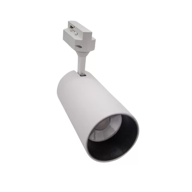 Spot Led Liso Blanco 20W Luz Cálida