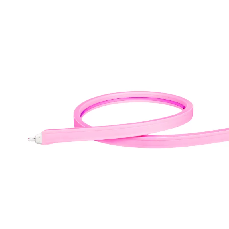 Neón Cinta LED 120V Rollo X100M Luz Fucsia