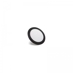 Panel LED Borde Negro Redondo incrustar 3W 2.5