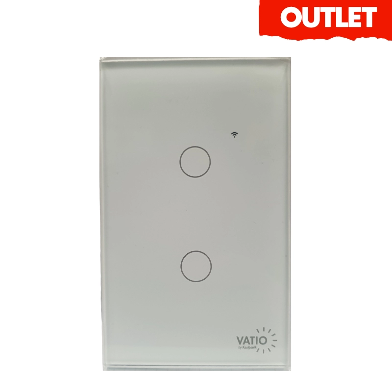 Interruptor Blanco Smart Doble Selecta
