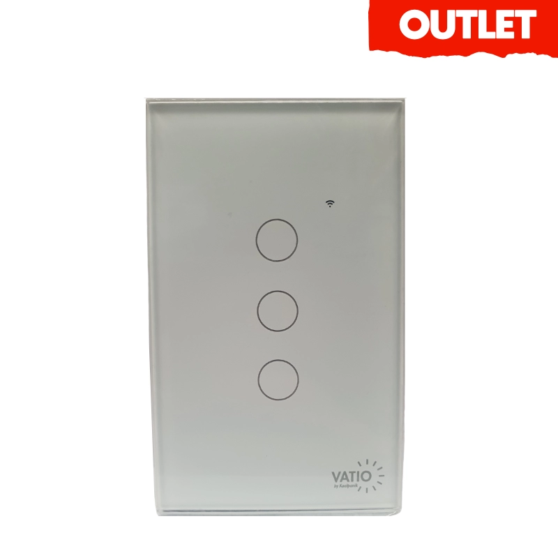 Interruptor Blanco Smart Triple Selecta