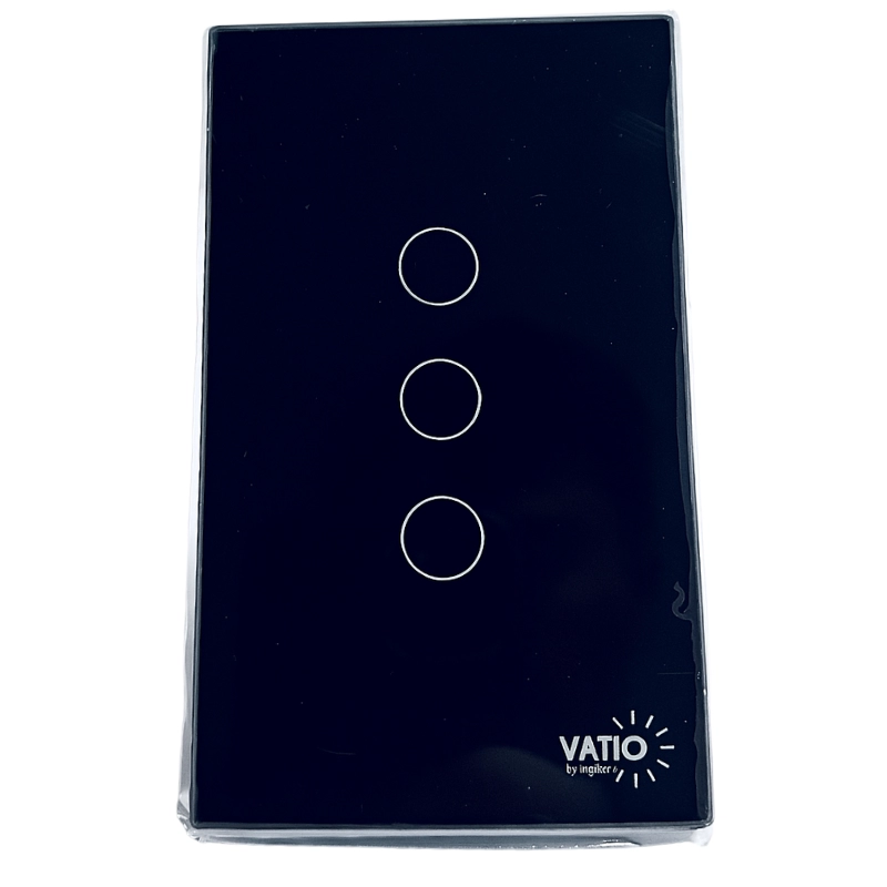Interruptor Negro Smart Triple Selecta