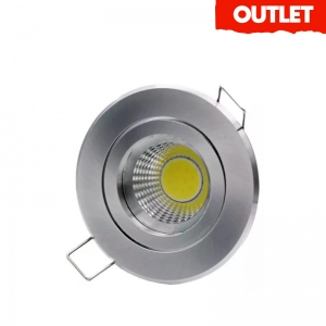 Mini Bala Redonda Silver 3W 6400K