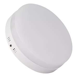Panel Led 18W 6500K Redondo Sobreponer Sin Borde