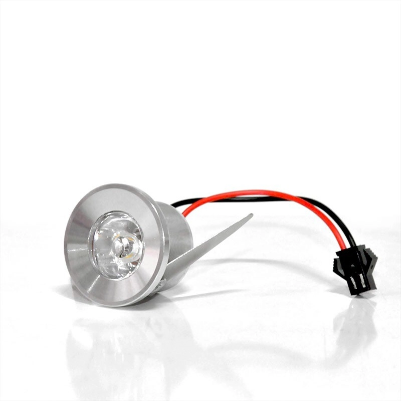 Bala Led Nicho Aro Satin 1W 6500K