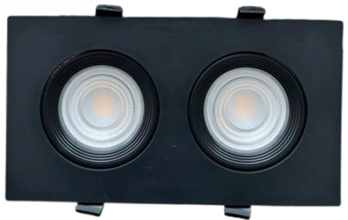 Cardan Led 2*12.5W Integrado 25W P20 3000K Cuadrado.