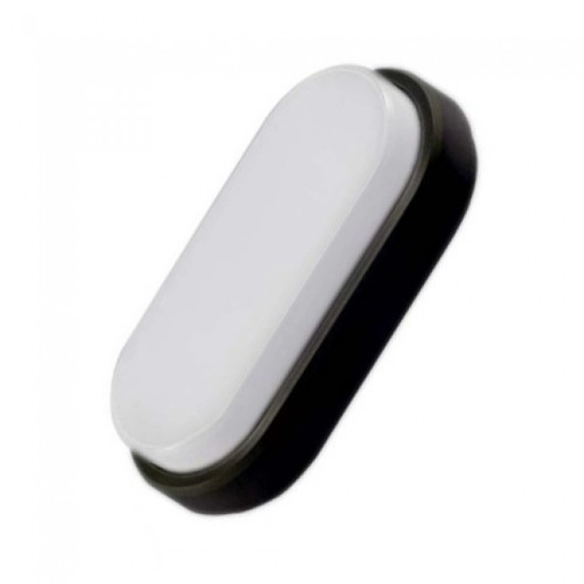 Tortuga LED Negra Ovalada Grande 20W 3000K