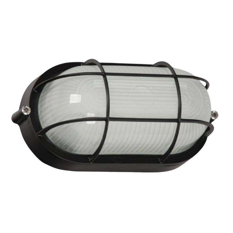 Tortuga LED 60W Negra Ovalada Pequeña