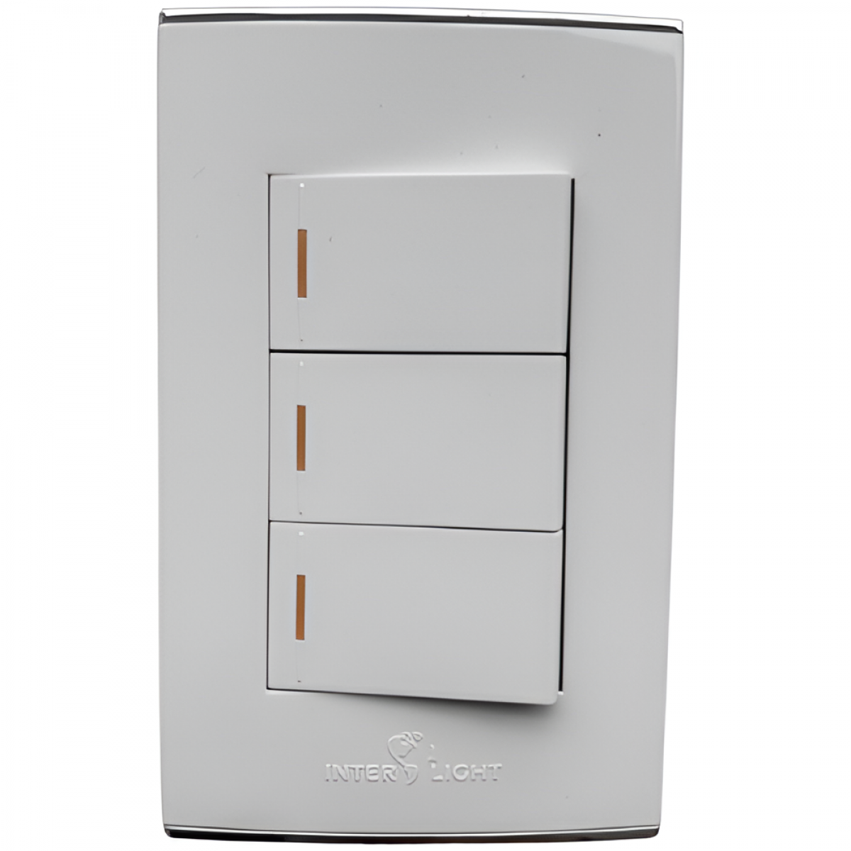 Interruptor Conmutable Triple Michell Blanco BC1802