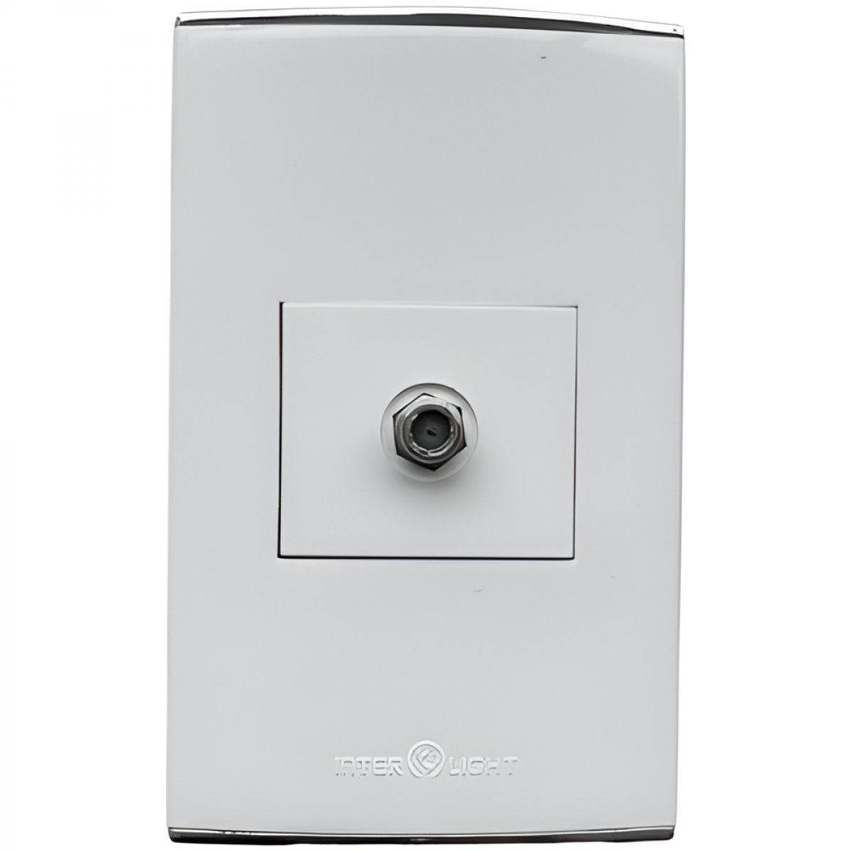 Toma Coaxial Sencilla Michell BC1824 Blanco