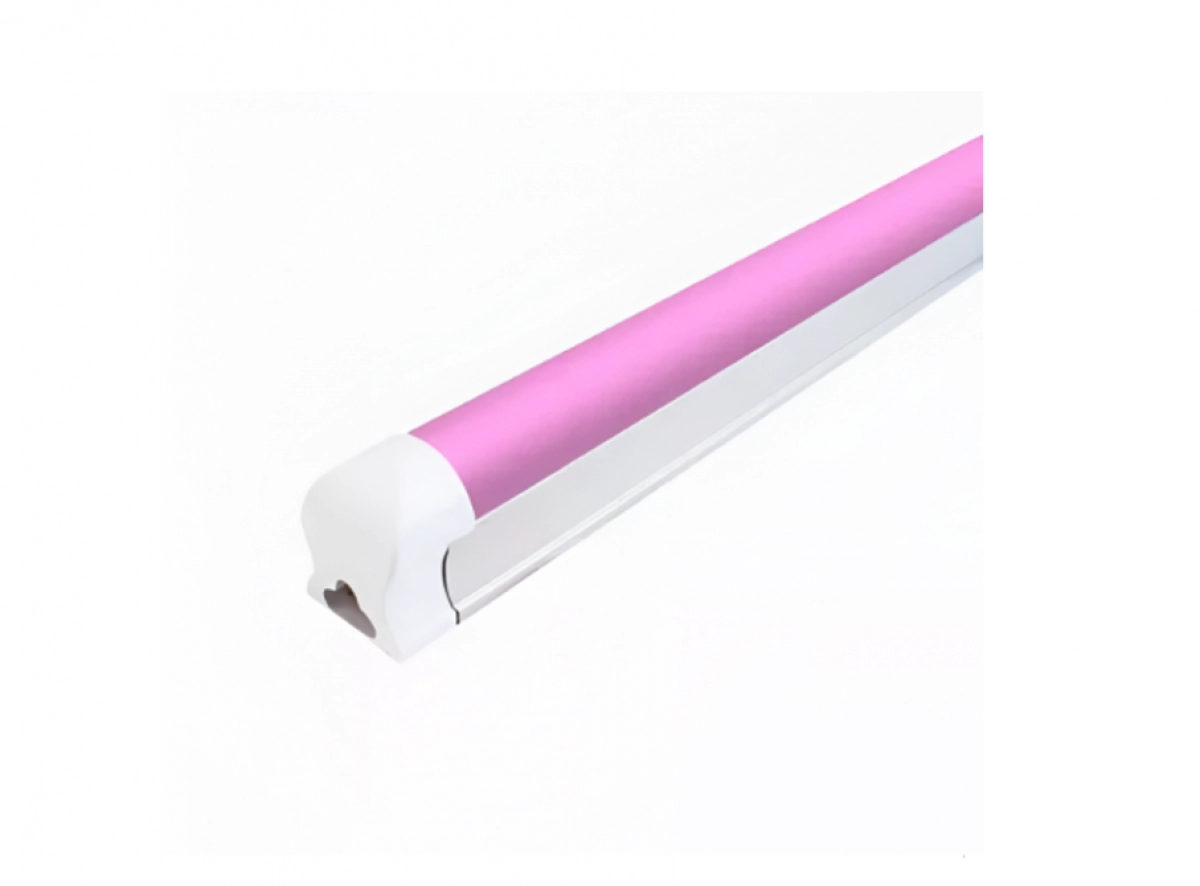 Lampara T5 Led 20W Rosado.