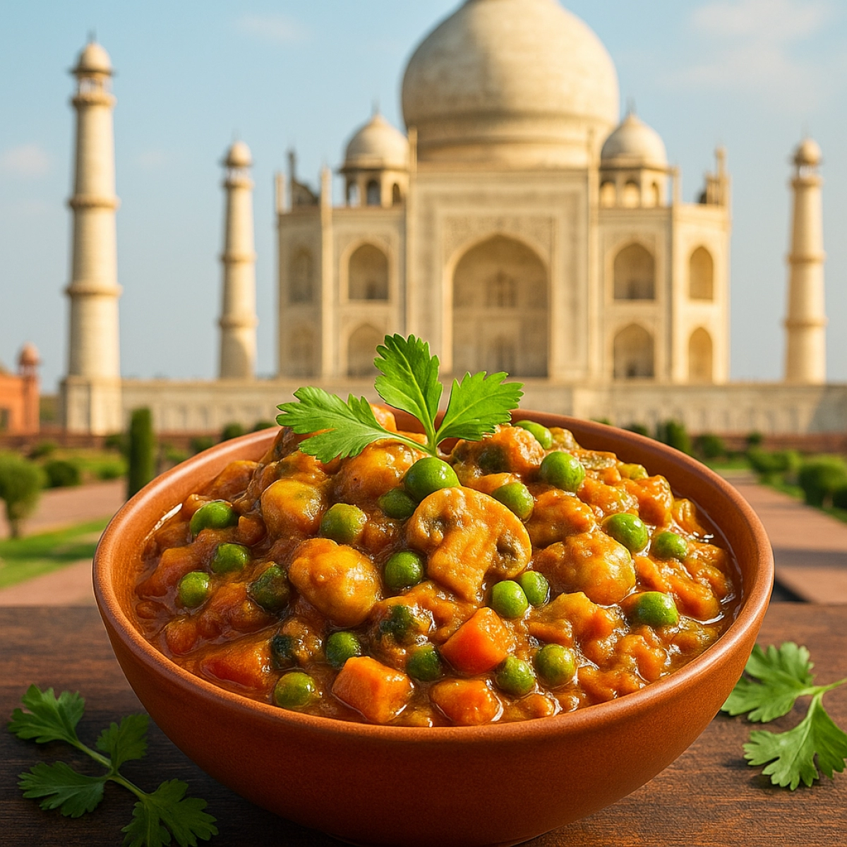 MASALA DE CHAMPIÑONES (Vegetariano)